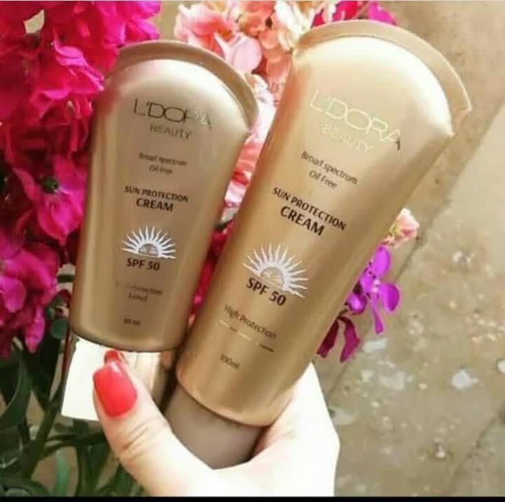 کرم ضد آفتاب رنگی اصل و فاقد چربی SPF50 لدورا 50 میلی لیتر/ ضدآفتاب با تخفیف ویژه